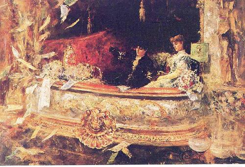 Juan Luna En el Balcon china oil painting image